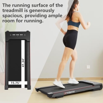 GOYOUTH Under Desk Treadmill - Compact and Versatile