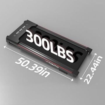 GOYOUTH Under Desk Treadmill - Compact and Versatile