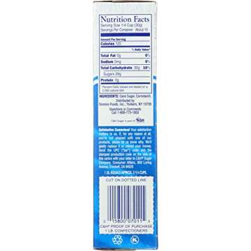 California & Hawaiian, Sugar Powdered, 16 Ounce