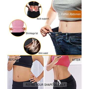 NonEcho Women Sauna Body Shaper Sweat Suit Sleeve Spa Cami Hot Neoprene Slimming Workout Vest Waist Trainer Top