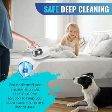 Cordless Bed Vacuum Cleaner with HEPA Filter