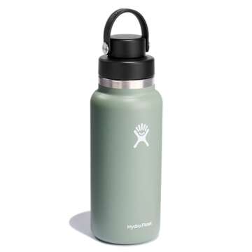 Hydro Flask 32 Oz Wide Flex Chug Cap – Insulated Water Bottle in Agave