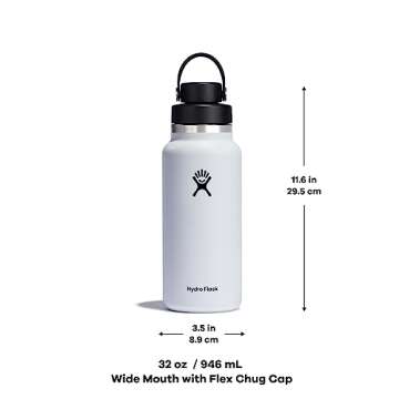 Hydro Flask 32 Oz Wide Flex Chug Cap Insulated Water Bottle