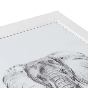 ArtToFrames 26x26 Inch White Picture Frame, This 1.25 Inch Custom MDF Poster Frame is White, Great for Your Art or Photos - Comes with Economy Acrylic