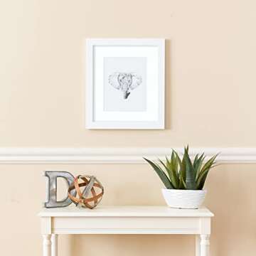 ArtToFrames 26x26 Inch White Picture Frame, This 1.25 Inch Custom MDF Poster Frame is White, Great for Your Art or Photos - Comes with Economy Acrylic