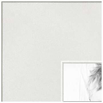 ArtToFrames 26x26 Inch White Picture Frame, This 1.25 Inch Custom MDF Poster Frame is White, Great for Your Art or Photos - Comes with Economy Acrylic