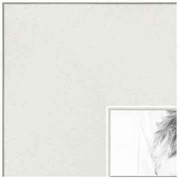 ArtToFrames 26x26 Inch White Picture Frame, This 1.25 Inch Custom MDF Poster Frame is White, Great for Your Art or Photos - Comes with Economy Acrylic