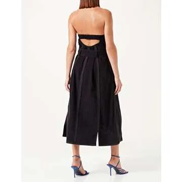 Deconstructed Strapless Coat Dress – Style Meets Comfort