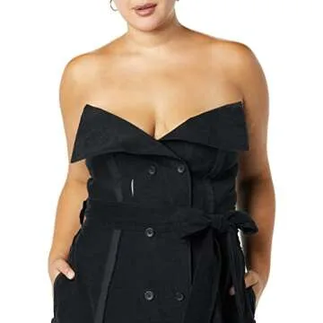 Deconstructed Strapless Coat Dress – Style Meets Comfort