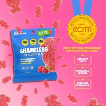 Shameless Snacks Low Calorie Keto Gummies - 6 Pack