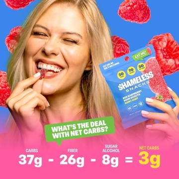 Shameless Snacks Low Calorie Keto Gummies - 6 Pack