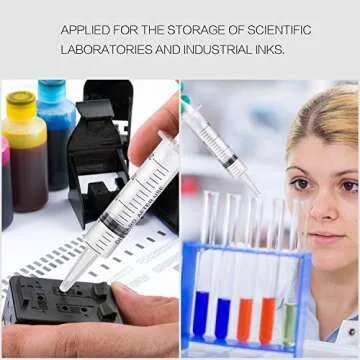 20 Pack Sterile 20ml Plastic Syringes for Pets & Garden