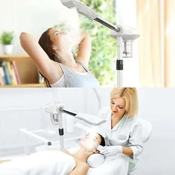 Kingsteam Professional Facial Steamer, Nano Ionic Face Steamer with Stronger Warm Mist Use for Facial Care, Facial Moisturizing for Home or Salon Use