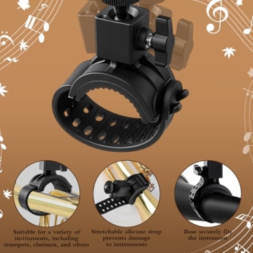 Amylove Adjustable Clarinet Lyre for Marching Bands