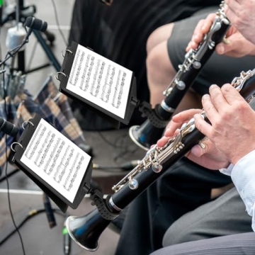 Amylove Adjustable Clarinet Lyre for Marching Bands