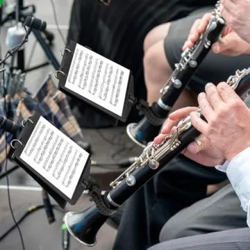 Amylove Adjustable Clarinet Lyre for Marching Bands