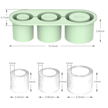 Ice Cube Tray Mold for Stanley Cup, Durable Silicone Ice Maker