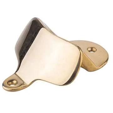 Cast Brass Classic Bottle Opener Wall Mounted | Vintage Bar Accessories for the Home or Restaurant | UA-725-PB