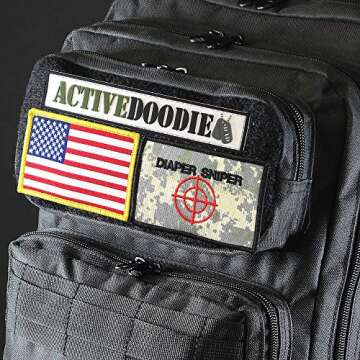 ActiveDoodie Dad Diaper Bag Backpack, Tactical Adventure Gear for Dads, Changing Pad, Stroller Strap...