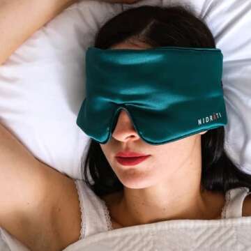 Nidrati Silk Eye Mask for Ultimate Sleep Comfort