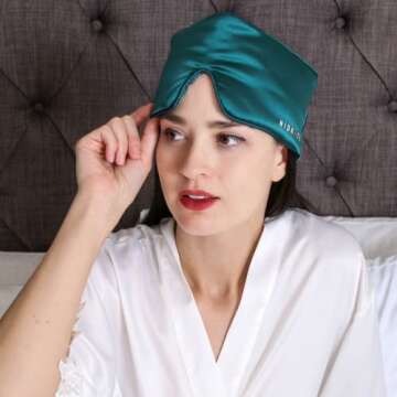 Nidrati Silk Eye Mask for Ultimate Sleep Comfort