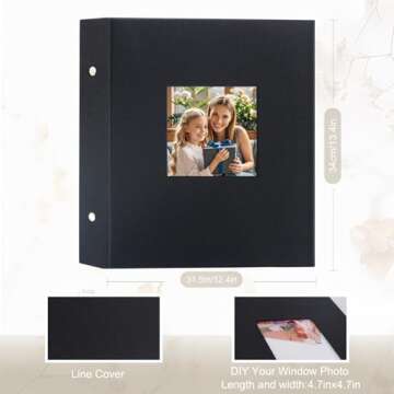 Artmag Fabric Photo Album 4x6 600 Large Capacity for Family Wedding Anniversary Linen Album Holds 60...