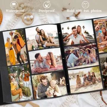 Artmag Fabric Photo Album Large Capacity 600 Photos