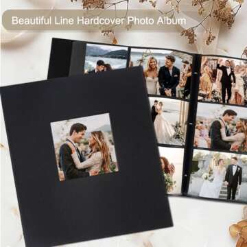 Artmag Fabric Photo Album Large Capacity 600 Photos