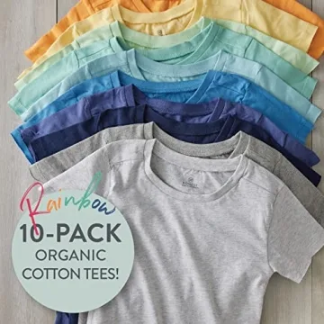 Organic Cotton T-Shirt Set for Baby Girls - 3T