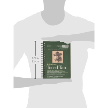 Strathmore 400 Series Sketch Pad - Toned Tan, Eco-Friendly Design