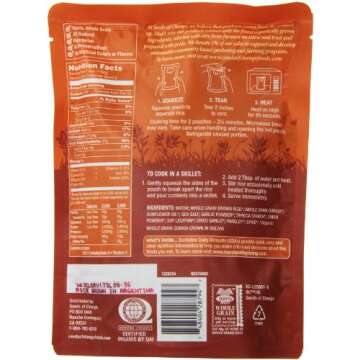 Seeds of Change Quinoa & Brown Rice with garlic, 8.5 oz (Pack of 6)