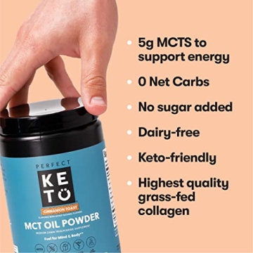 Perfect Keto MCT Oil Powder for Energy and Focus