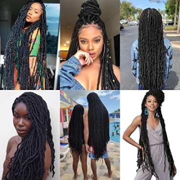 36 Inch Goddess Locs for Effortless Style and Elegance