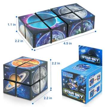 Star Cube Magic Cube Set, 2 in 1 Yoshimoto Cube for Kids and Adults, Toy for Boys and Girls Ages 8-12