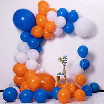 MOMOHOO White Balloons Different Sizes - 100Pcs 5/10/12/18 Inch Birthday Party Balloons, Pearl White Latex Balloons, Matte White Balloons Garland Kit, Pastel White Wedding Ballons Anniversary Balloons