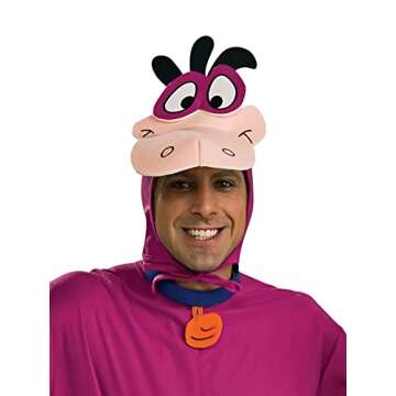 Rubies Men's The Flintstone's Dino The Dinosaur Adult Costume, Purple, Standard