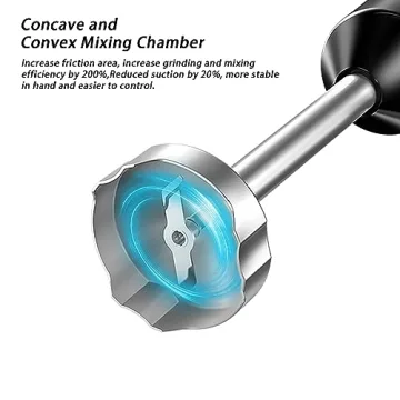 FKN Handheld 6-in-1 Immersion Blender with Turbo