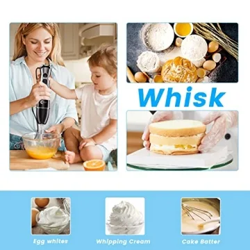 FKN Handheld 6-in-1 Immersion Blender with Turbo