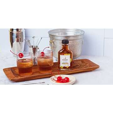 Runamok Organic Bitters Gift Set | Set of 3: Orange Bitters, Aromatic Bitters, Floral Bitters | 3 x ...