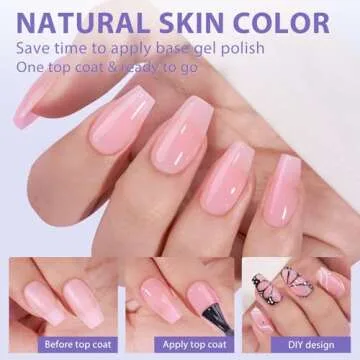 BTArtbox XCOATTIPS Natural Nail Tips Designed for Perfection