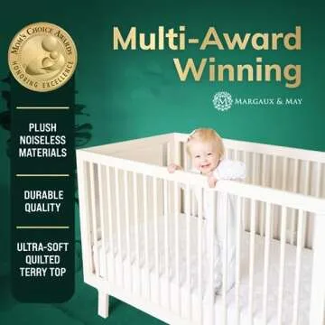 Ultra-Soft Waterproof Crib Mattress Protector for Babies