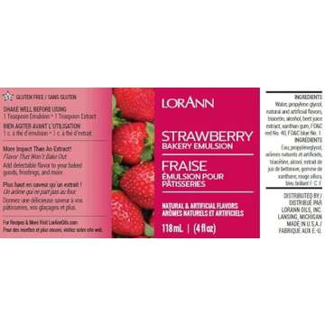 Lorann Oils Variety Bakery Emulsion: Multiple Flavors, Perfect for Enhancing Baking Variety in Cakes, Cookies & Desserts, Gluten-Free, Keto-Friendly, Baking Essential for Your Kitchen, 4oz per Bottle