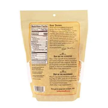 Bob's Red Mill Whole Yellow Popcorn, Gourmet Snack Option