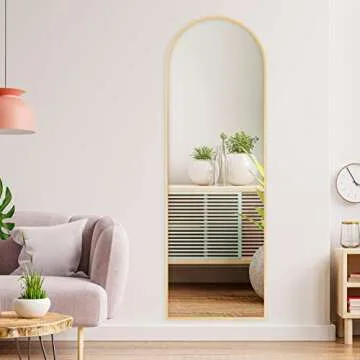 KHXUHAWK 65" Modern Full Length Mirror with Stand