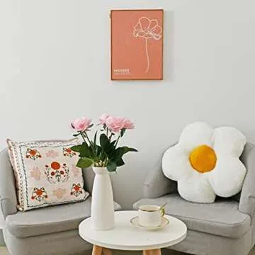 Mandy's 10pcs Light Pink Fake Flowers Artificial Silk Rose Flowers Real Touch for Valentine’s Day Mother's Day Easter Home Decoration Bridal Wedding Bouquet and Parties New Year Spring