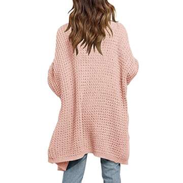 LOGENE Women's Cozy Oversized Batwing Cardigan