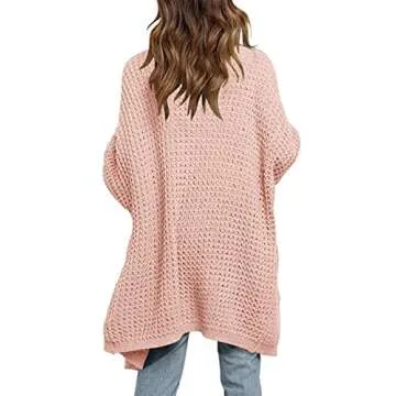 LOGENE Women's Cozy Oversized Batwing Cardigan