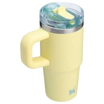 Stanley Quencher ProTour Flip Straw Tumbler with Leakproof Lid 14 oz | Built-In Straw & Handle | Cupholder Compatible for Travel | Insulated Stainless Steel Cup | BPA-Free | Pomelo