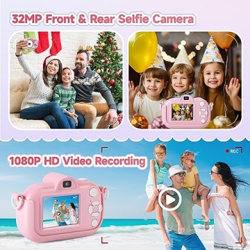 YEEHAO Kids Digital Camera for Ages 3-9 - Ideal Gift!