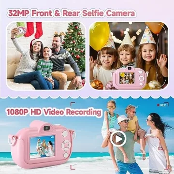YEEHAO Kids Digital Camera for Ages 3-9 - Ideal Gift!